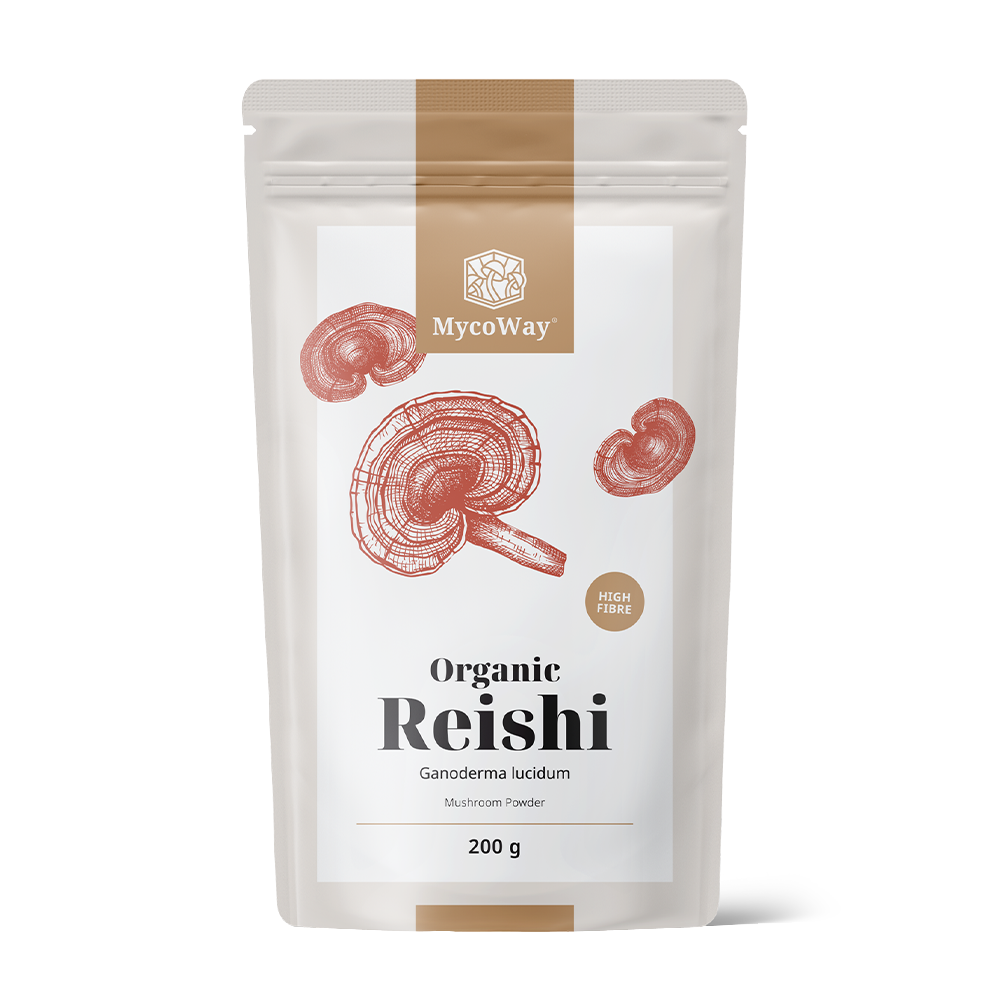 Organic Reishi powder.