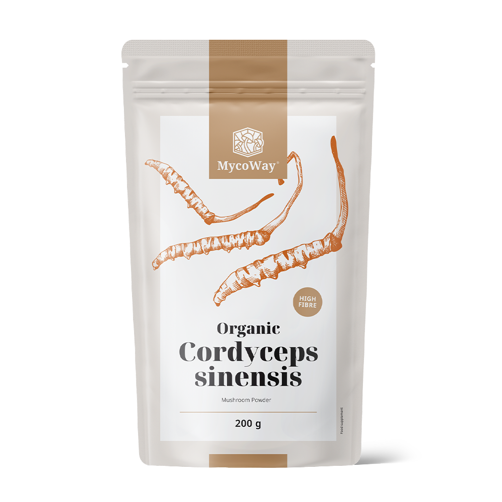 BIO Cordyceps sinensis in powder.
